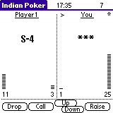 Indian Poker for Palm