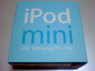iPod mini 6Gの青いの